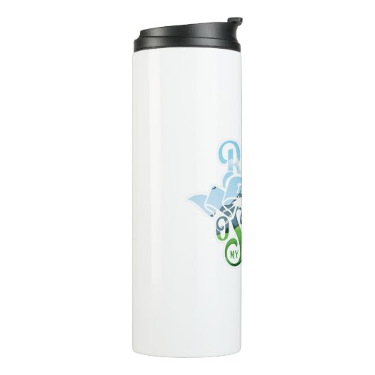 Psalms 103 Christelijk ontwerp Thermosbeker (Gedraaid links)