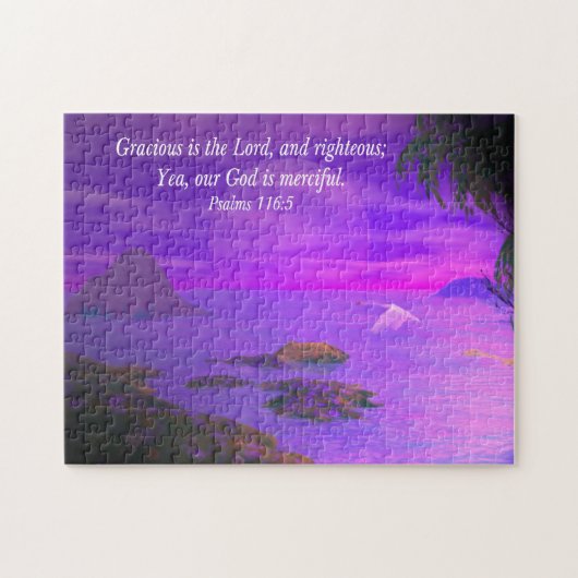 Psalms 116:5 legpuzzel (Horizontaal)