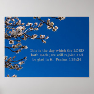Psalms 118:24 poster