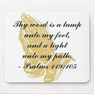 Psalms 119:105 Mousepad Muismat