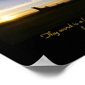 Psalms 119:105 poster (Hoek)