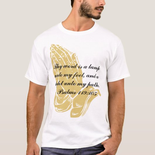 Psalms 119:105 T-Shirt (Voorkant)