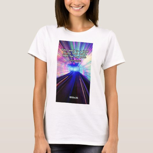Psalms 119:105 T-Shirt (Voorkant)
