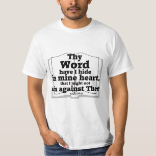 Psalms 119:11 t-shirt