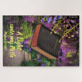 Psalms 119 Bijbelvers "Een licht op mijn pad" Legpuzzel (Horizontaal)