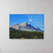 Psalms 121:1-3 canvas afdruk (Voorkant)