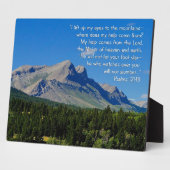 Psalms 121:1-3 Inspirerend Fotoplaat (Zijkant)