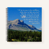Psalms 121:1-3 Inspirerend Notitieboek (Voorkant)