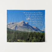 Psalms 121:1-3 Inspirerend Wandkleed (Voorkant (horizontaal))