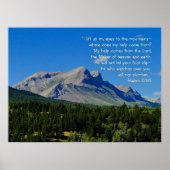 Psalms 121:1-3 poster (Voorkant)