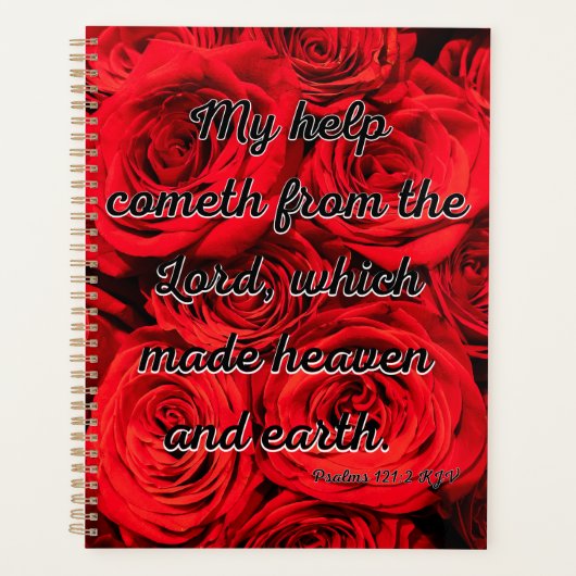 Psalms 121:2 Bijbelkeuzekalender Planner (Voorkant)