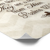 Psalms 127:3 "Kinderen zijn een geschenk van de He Poster (Hoek)