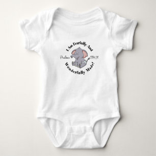 Psalms 139:14 Ontwerp voor baby's en jonge kindere Romper