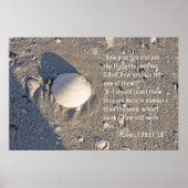 Psalms 139: 17-18 Print, Shell Version Poster (Voorkant)