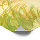 Psalms 139:9 Bijbelscriptie Ocean Beach Painting Poster (Hoek)