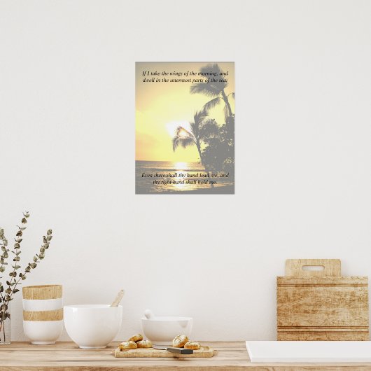 Psalms 139 poster (Keuken)