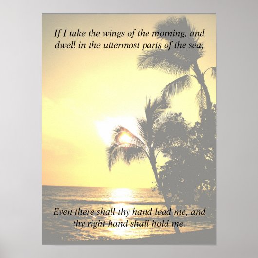 Psalms 139 poster (Voorkant)