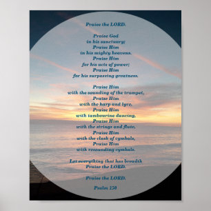 Psalms 150 Het LORD-Poster ophalen Poster