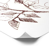 Psalms 16:11 Bijbel Bijbel Verse Roos Flowers Poster (Hoek)