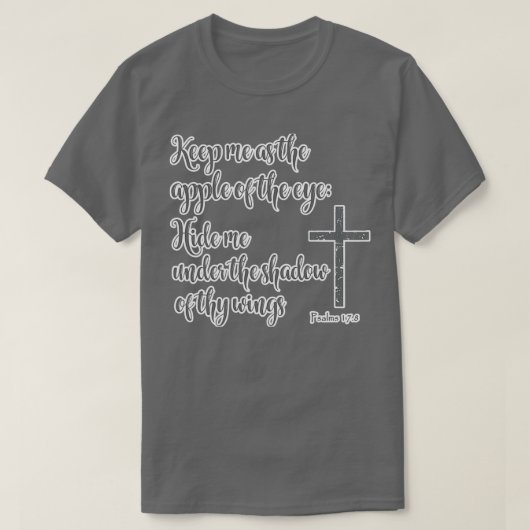 Psalms 178 Kjv Bijbel versie 1 T-shirt (Design voorkant)