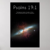 Psalms 19:1-Poster Poster (Voorkant)