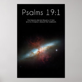 Psalms 19:1-Poster Poster