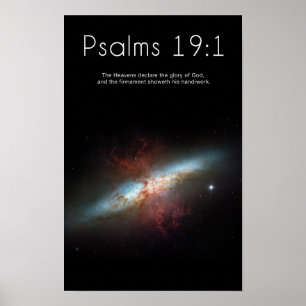 Psalms 19:1-Poster Poster
