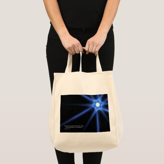 Psalms 19:2 tote bag (Voorkant (product))
