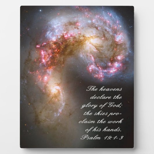 Psalms 19 Inspirerend Fotoplaat (Voorkant)