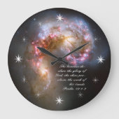 Psalms 19 Inspirerend Grote Klok (Voorkant)