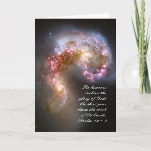 Psalms 19 Inspirerend Kaart (Voorkant)