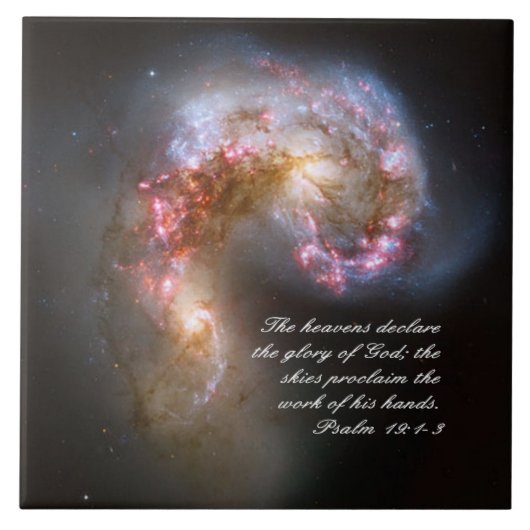 Psalms 19 Inspirerend Tegeltje (Voorkant)