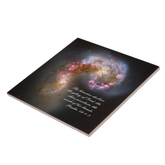 Psalms 19 Inspirerend Tegeltje (Zijkant)