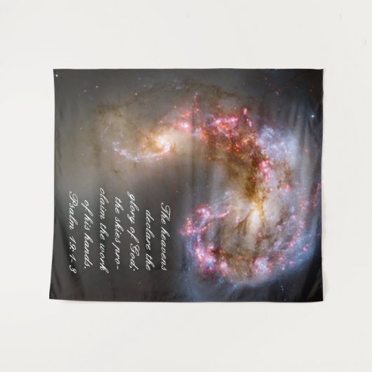 Psalms 19 Inspirerend Wandkleed (Voorkant (horizontaal))