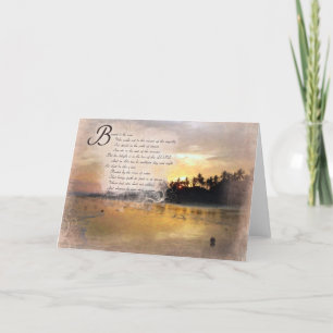 Psalms 1:1 Bible Verse Inspirational Gift Set Kaart