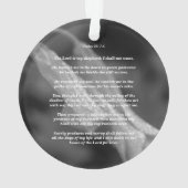 Psalms 23: 1-6 ornament (achterkant)