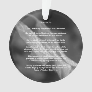 Psalms 23: 1-6 ornament