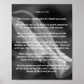 Psalms 23: 1-6 poster (Voorkant)