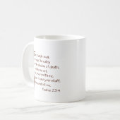Psalms 23:4 koffiemok (Voorkant links)