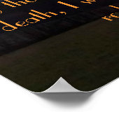 Psalms 23:4 sunset poster (Hoek)