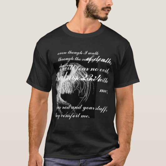 psalms 23:4 t-shirt (Voorkant)