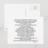 Psalms 23 briefkaart (Voorkant / Achterkant)