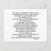 Psalms 23 briefkaart (Voorkant)