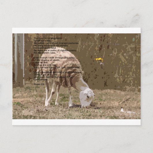 Psalms 23 briefkaart (Voorkant)