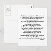 Psalms 23 briefkaart (Voorkant / Achterkant)