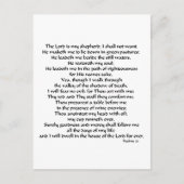 Psalms 23 briefkaart (Voorkant)
