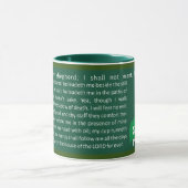 Psalms 23 (Eng) Coffee Mug Mok (Midden)