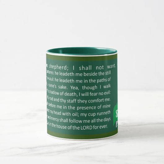 Psalms 23 (Eng) Coffee Mug Mok (Midden)