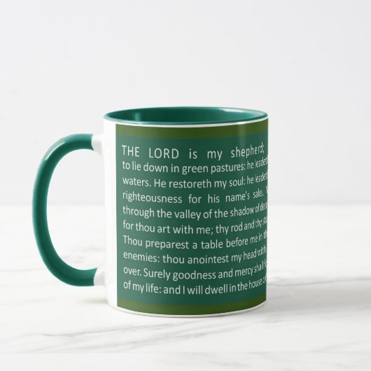 Psalms 23 (Eng) Coffee Mug Mok (Links)