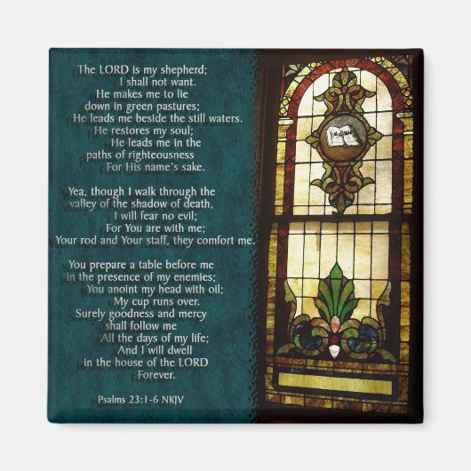 Psalms 23 magneet (Voorkant)